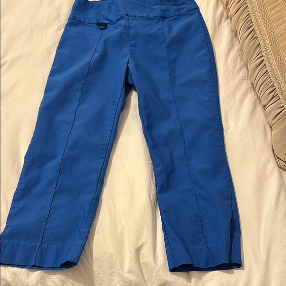 Simon Chang Blue Women's Pants - Picture 1 of 3